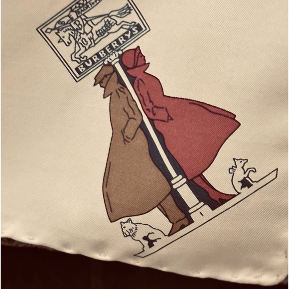 Burberry Scarf Beige Silk Nova - Picture 6 of 7